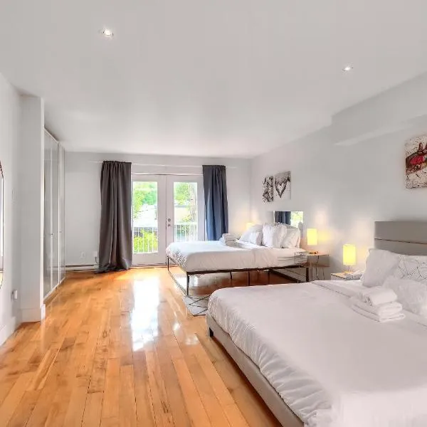 Loft The White Pearl Plateau-Mont-Royal 3 Beds，位于蒙特利尔的酒店
