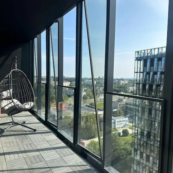 Skylum 17th Floor Apartment，位于维尔纽斯的酒店