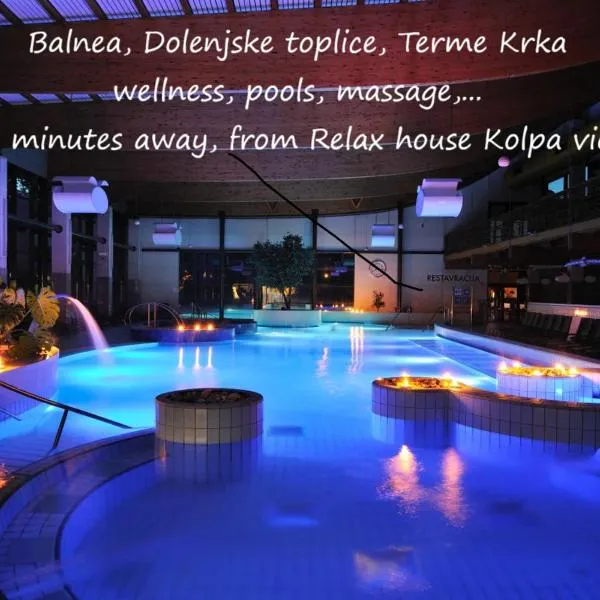 RELAX HOUSE Kolpa view Podzemelj，位于Gradac的酒店