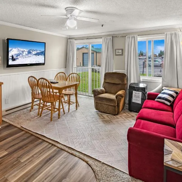 ML147 Fresh And Fun 1BR Sleeps 4 Near Village And Slopes，位于Dunmore的酒店