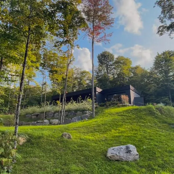 Luxury Mountain Retreat with Spa Near Mont Tremblant，位于La Conception的酒店