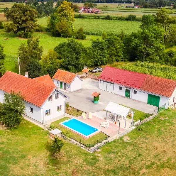 Green Oasis Estate with Private Pool and Backyard near Zagreb，位于大戈里察的酒店