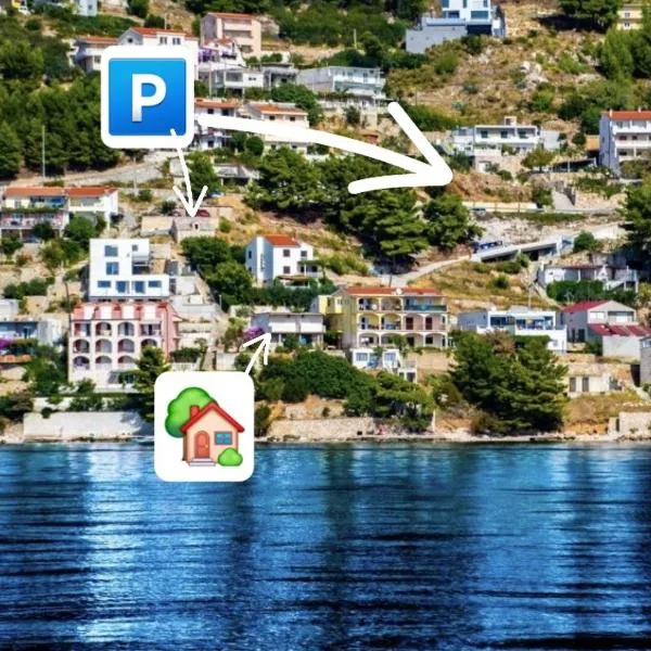 Apartments Lile by the sea, Čelina Zavode,位于塞莱纳的酒店