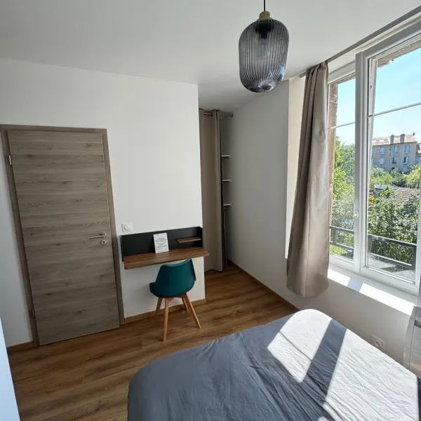 Studio privé dans Grande maison en colocation à côté du campus Artem - Thermal et Parc des Expos，位于南希的酒店