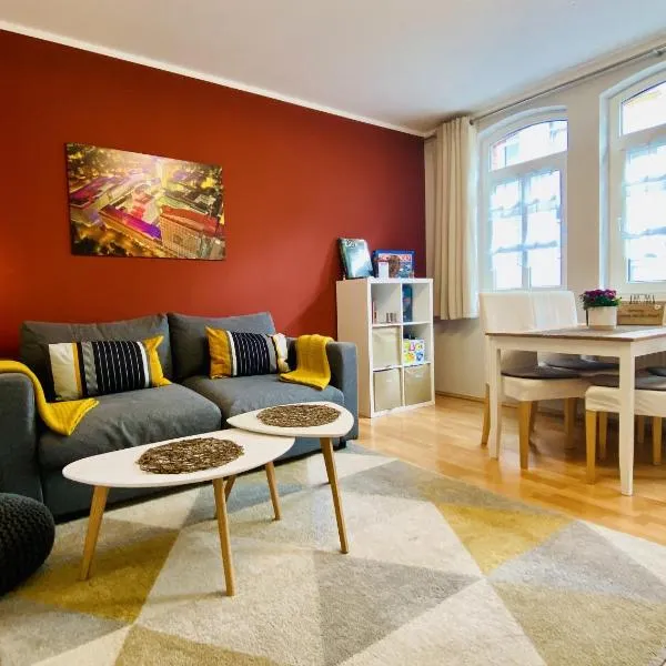 Zentral & ruhig, ideal für Home Office mit Garten，位于耶拿的酒店