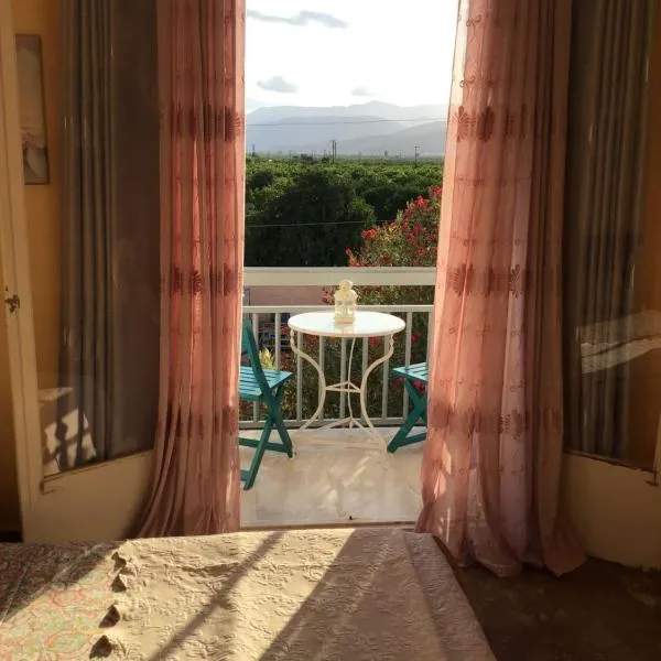 Lidas Golden View-All around veranda apartment，位于纳夫普利翁的酒店