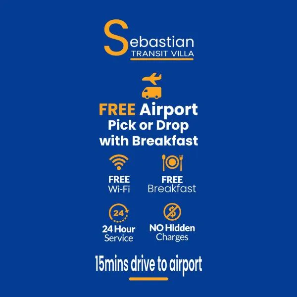 Sebastian Transit Villa with Free shuttle service to airport，位于Minuwangoda的酒店