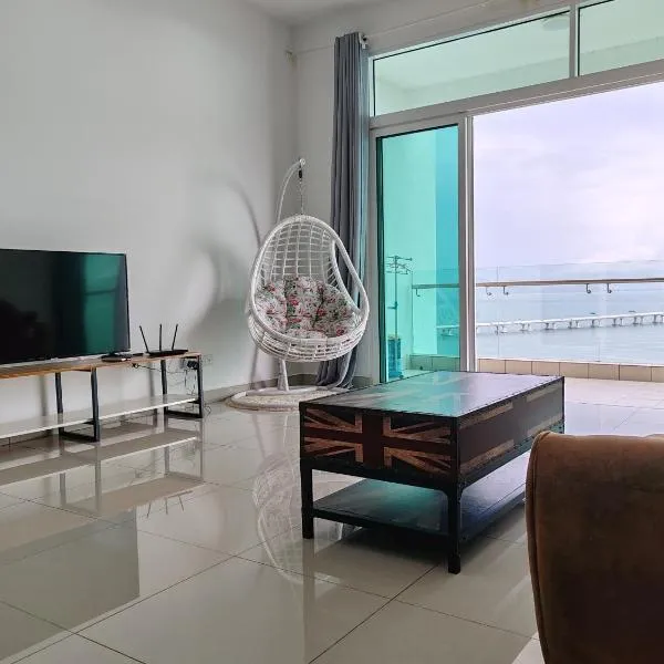 Seaview Vacation Condo 3R3B 8Pax，位于Kampong Batu Maung的酒店