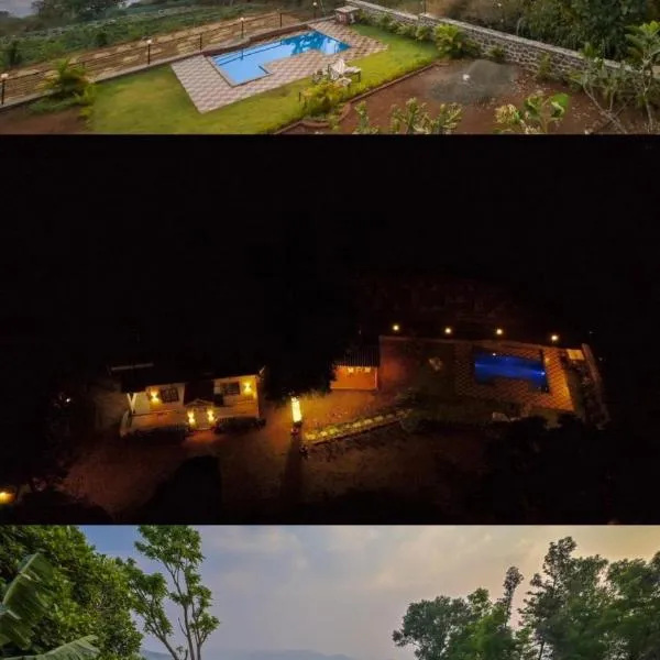 Lifeline Villas - Valley View 2BHK Infinity Pool Villa Panchgani With Huge Open Space，位于潘奇加尼的酒店