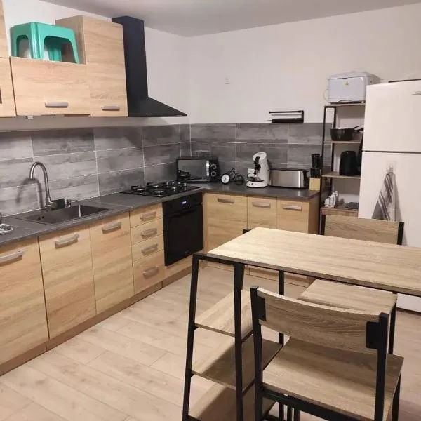 Appartement chaleureux à Nevy-sur-Seille 70 m² avec Wifi，位于Nevy-sur-Seille的酒店