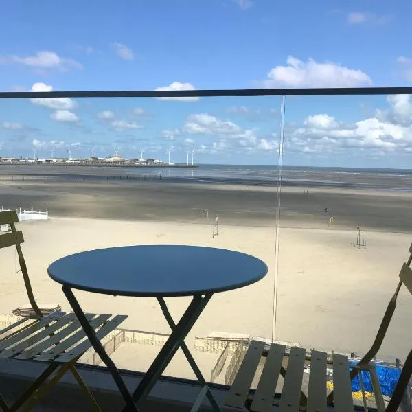 Appartement met prachtig zicht op zee，位于Heulebrug的酒店