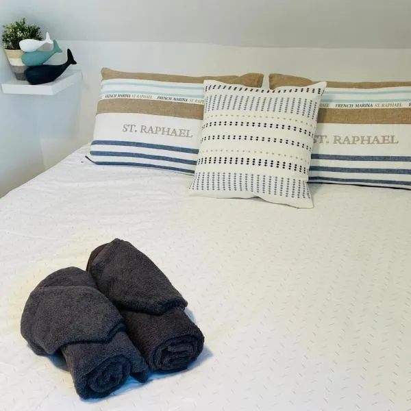 Super Deauville appartement 2 pièces cosy proche plage plein sud，位于滨海维莱的酒店