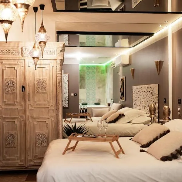 Love Room 1001 nuits & Balnéo，位于圣朗贝尔达勒邦的酒店