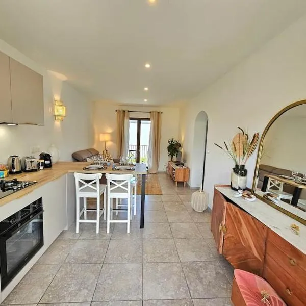 Bel appartement avec piscine Cap Corse- Sisco，位于Marine de Sisco的酒店