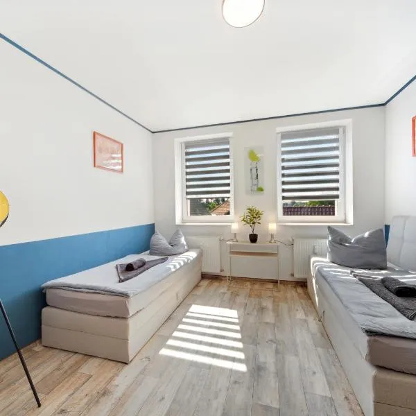 Wohnung Stadtrand, 4 Personen, nahe Bahnhof und See，位于哈尔伯施塔特的酒店