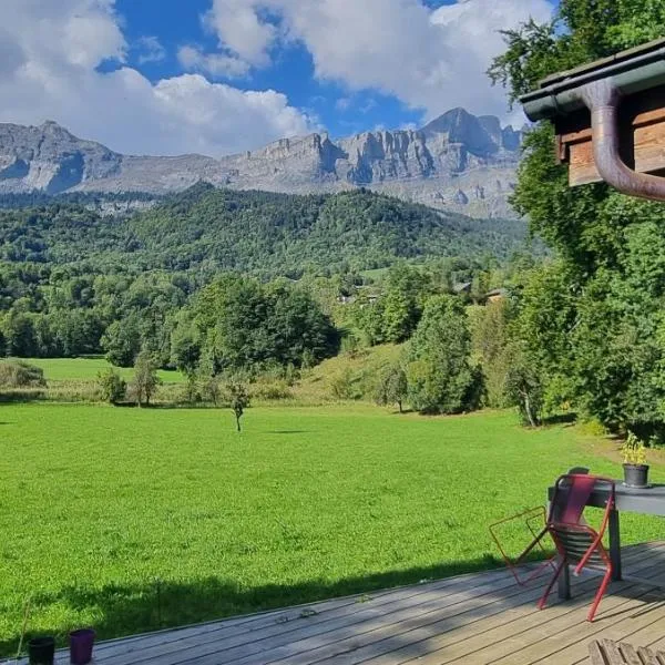 Cabane dans la vallée de Chamonix，位于塞尔沃兹的酒店