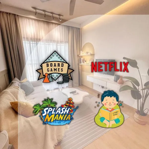 Maya Bay Residences 3R2B SplashMania near KLIA，位于万津的酒店