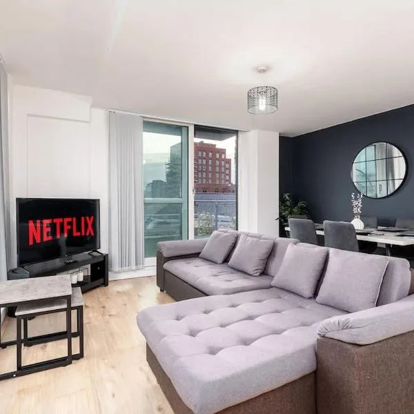 Pent House Roof Top Balcony City Centre Apt，位于谢菲尔德的酒店