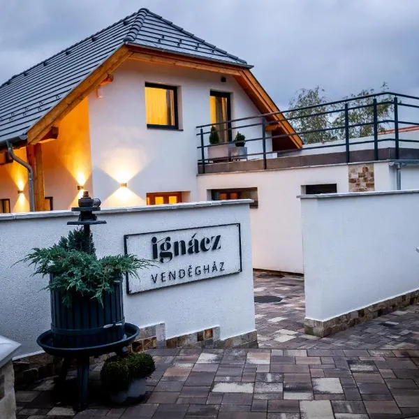 Ignácz Vendégház，位于Abasár的酒店