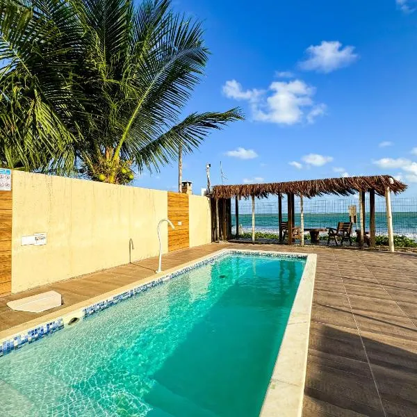 Casa de praia em Japaratinga.(Pé na areia!)，位于雅帕拉廷加的酒店