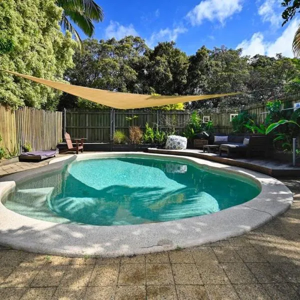 Stylish Family Eco Lodge，位于Yaroomba的酒店