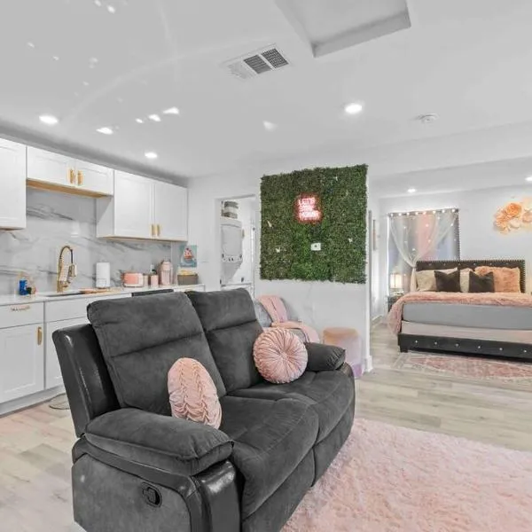 Luxury Pink Suite in Downtown，位于达拉斯的酒店