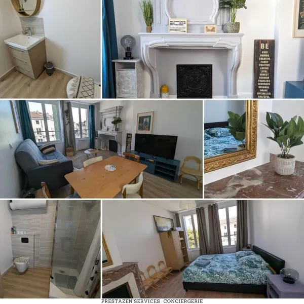 Logement MAZEL - Hypercentre - Parking et Gare proche - WIFI - Spacieux et Moderne - Tout confort - Géré par PrestaZen'Services，位于默兹河畔凡尔登的酒店