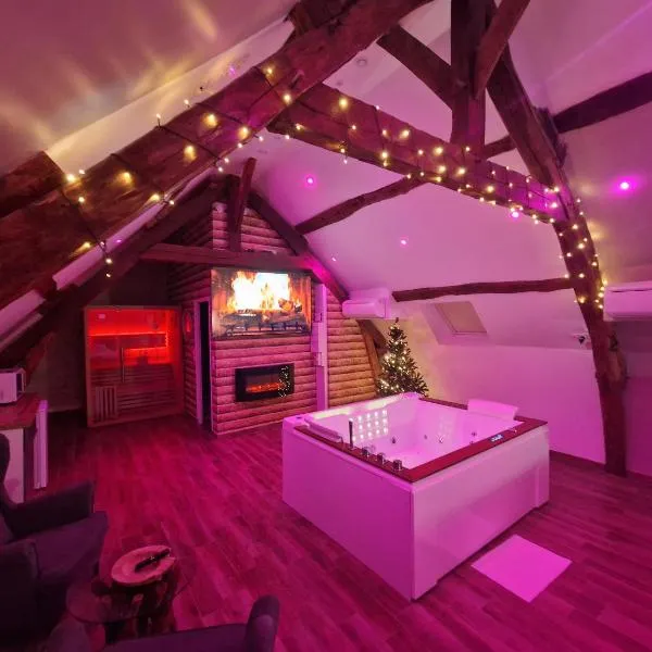 Suite Chalet avec jacuzzi YaoSpa60，位于Laigneville的酒店