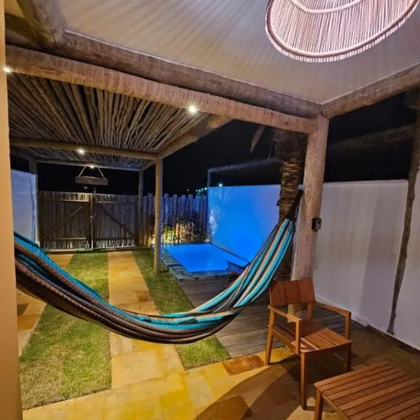 Chalés Mahalo J - Pontal de Maceió - Fortim，位于福廷的酒店