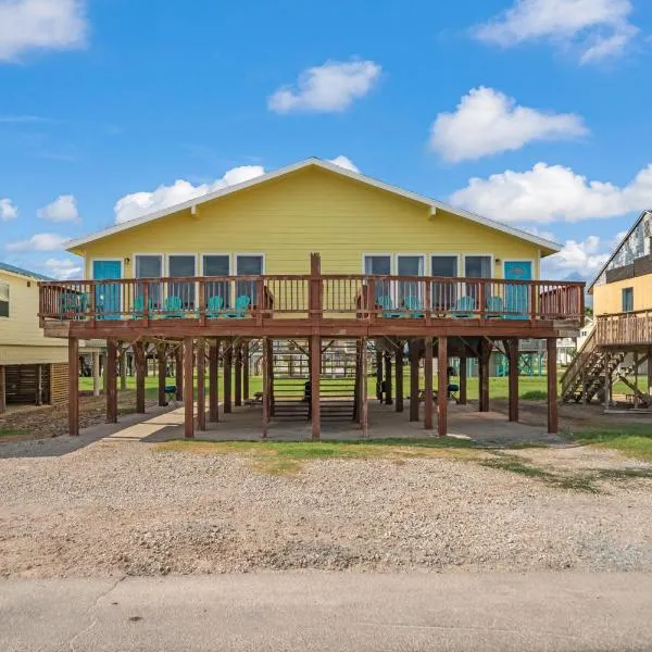 Oceanfront 2BR Cottage w Sunsets Views Comfy and Pet and Family Friendly，位于自由港的酒店