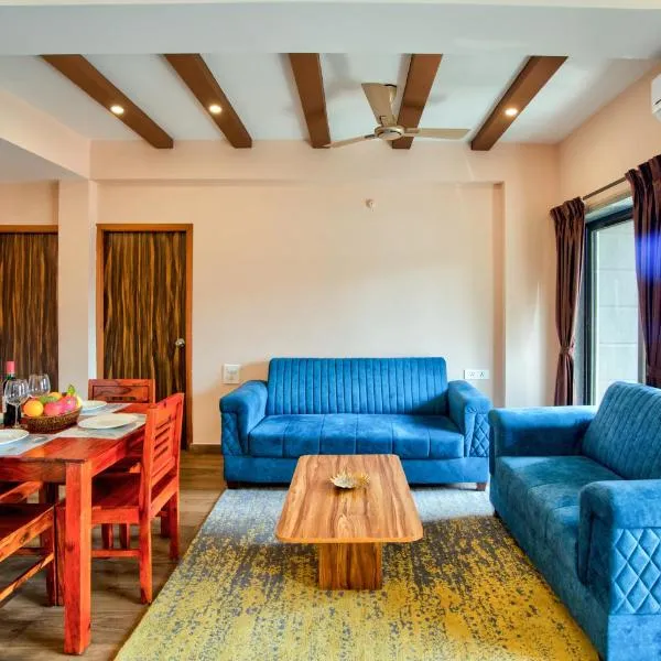 Luxury 2BHK Apartment Near Candolim，位于尼禄的酒店