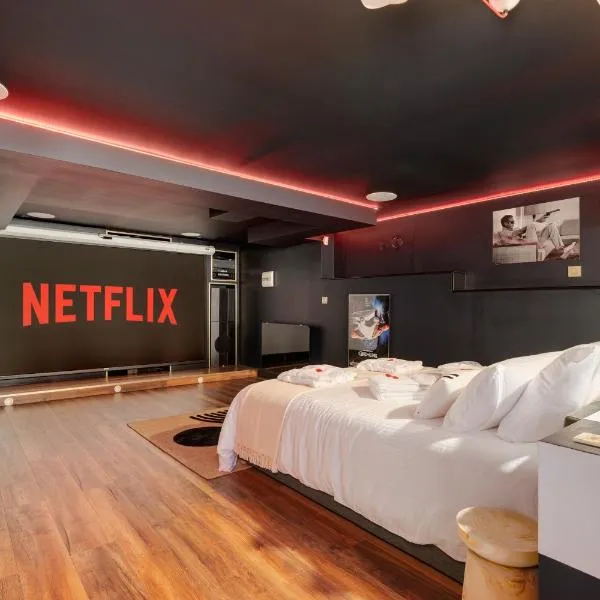 Cinema Room haut de gamme avec balnéothérapie，位于南希的酒店
