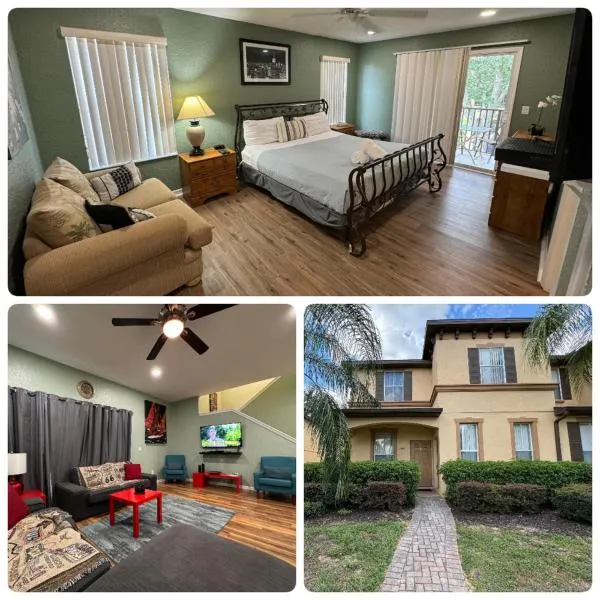 1307 Charming Regal Palms Villa，位于达文波特的酒店