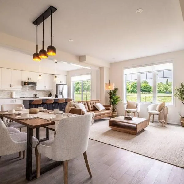 Spotless 5 bed and 4 bath with Wi-Fi and 1hr to Niagara，位于汉密尔顿的酒店