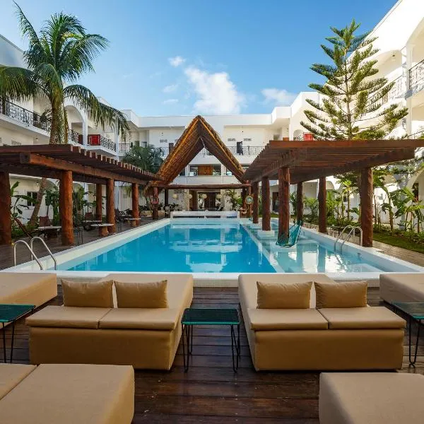 HM卡门海滩酒店，位于Marlin Azul的酒店