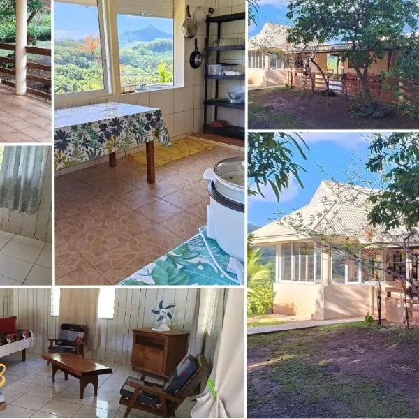 Fare NATIHERE Huahine 3，位于Maroe的酒店