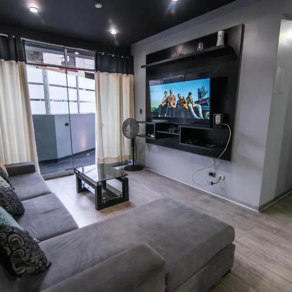 Departamento Miraflores Larcomar con terraza，位于利马的酒店