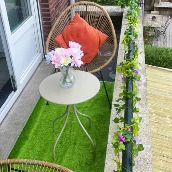 Apartment near atomium with parking，位于菲尔福尔德的酒店