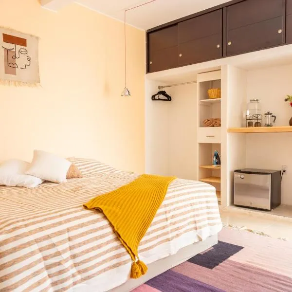 Gran casa para amigos a 4 cuadras del Zocalo，位于瓦哈卡市的酒店