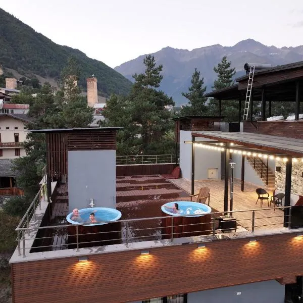 Hotel Ushba in Mestia，位于梅斯蒂亚的酒店