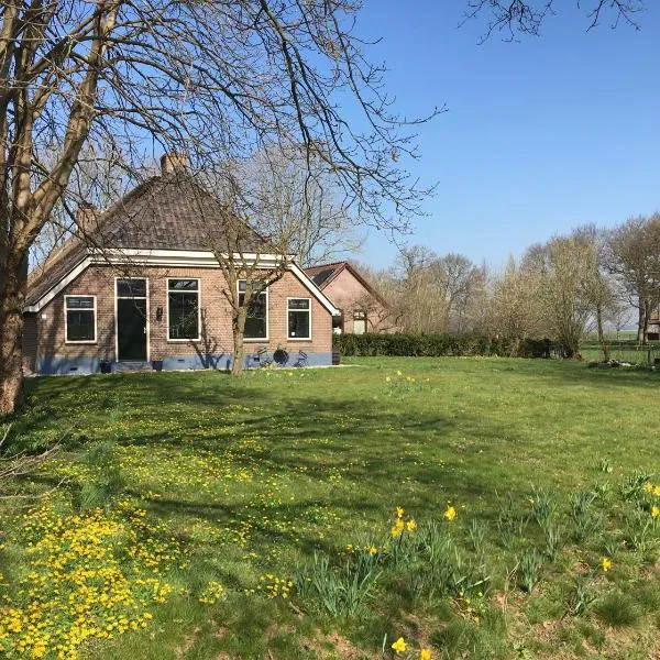 Studio in farmhouse Close to Giethoorn，位于Nijeveen的酒店