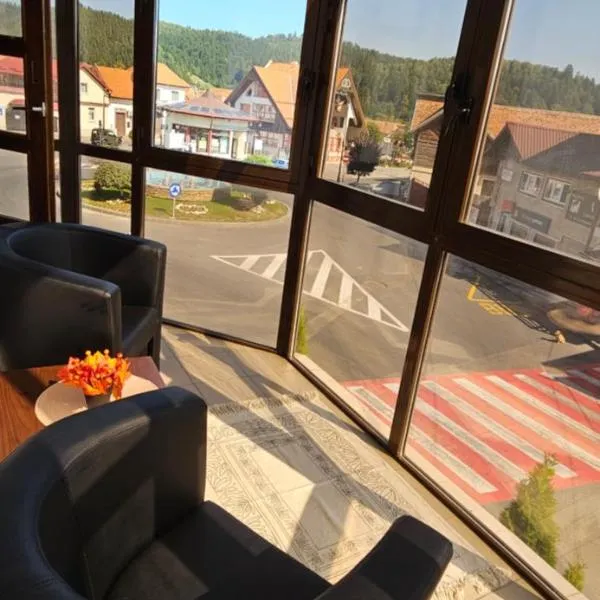 Apartment Zarnesti City Centre VMP Free Parking，位于泽尔内什蒂的酒店