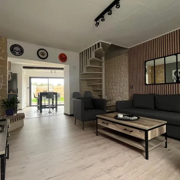 Gîte le Davidson, maison avec jardin，位于Ypreville-Biville的酒店