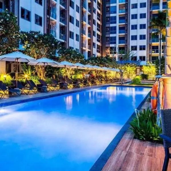 Walking Street Unixx condo Beautiful sea view，位于南芭堤雅的酒店