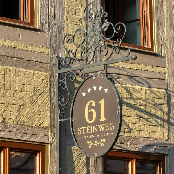 Ferienwohnungen Steinweg 61，位于奎德林堡的酒店