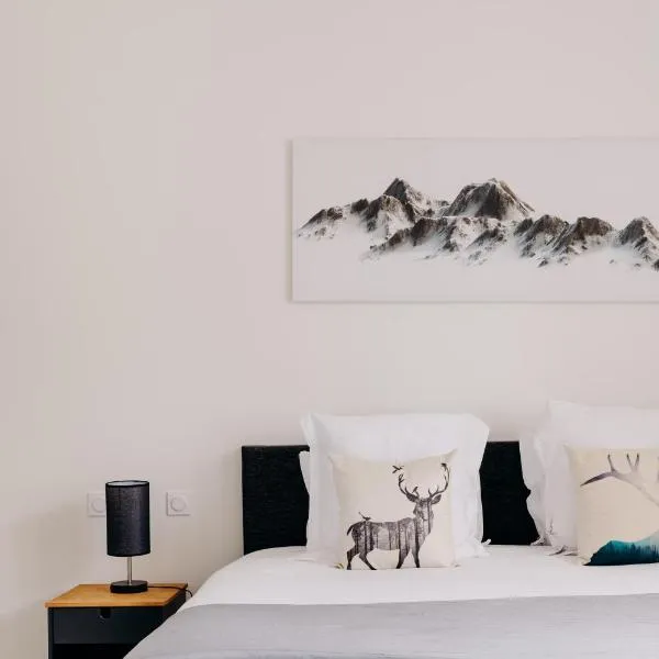 La Suite D'Hélène - Appartement - 50m2 entre Genève et Chamonix - Parking Privé - Wifi，位于雄济耶的酒店