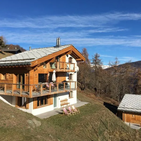 Apartment Chalet Mont Noble, 4 Vallées，位于Hérémence的酒店