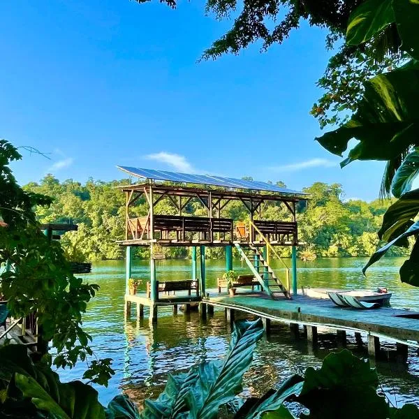 Palmeras del Río HOTEL，位于Lámpara的酒店