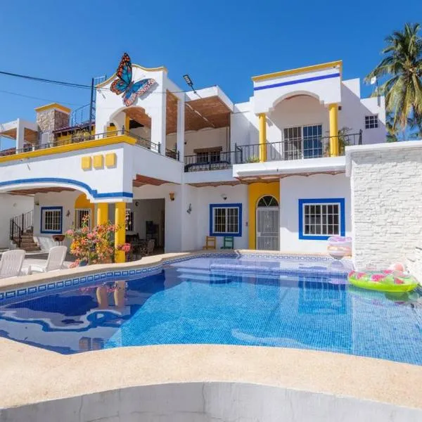 La Casa Mariposa，位于瓜亚比托斯的酒店