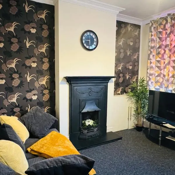 Cosy 2 bedroom house in Leicester- entire house, sleeps 5，位于Wigston Magna的酒店